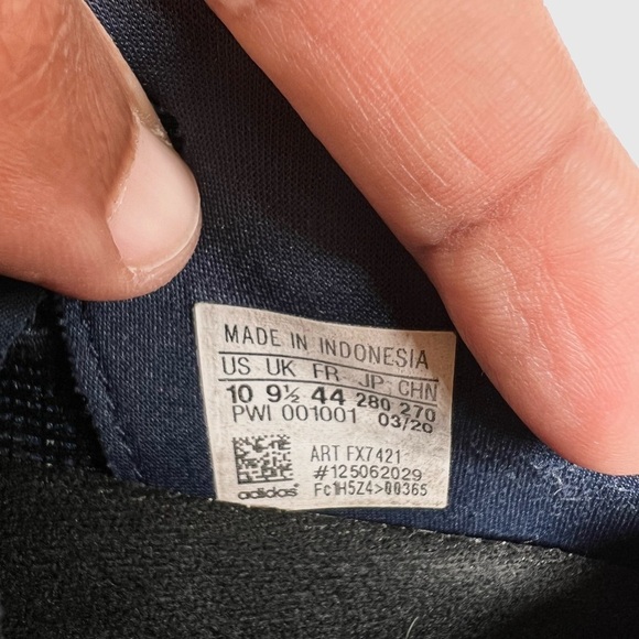 Adidas Supernova Men’s Running Sneakers FX7421 Dark Blue Size 10 - Picture 6 of 7